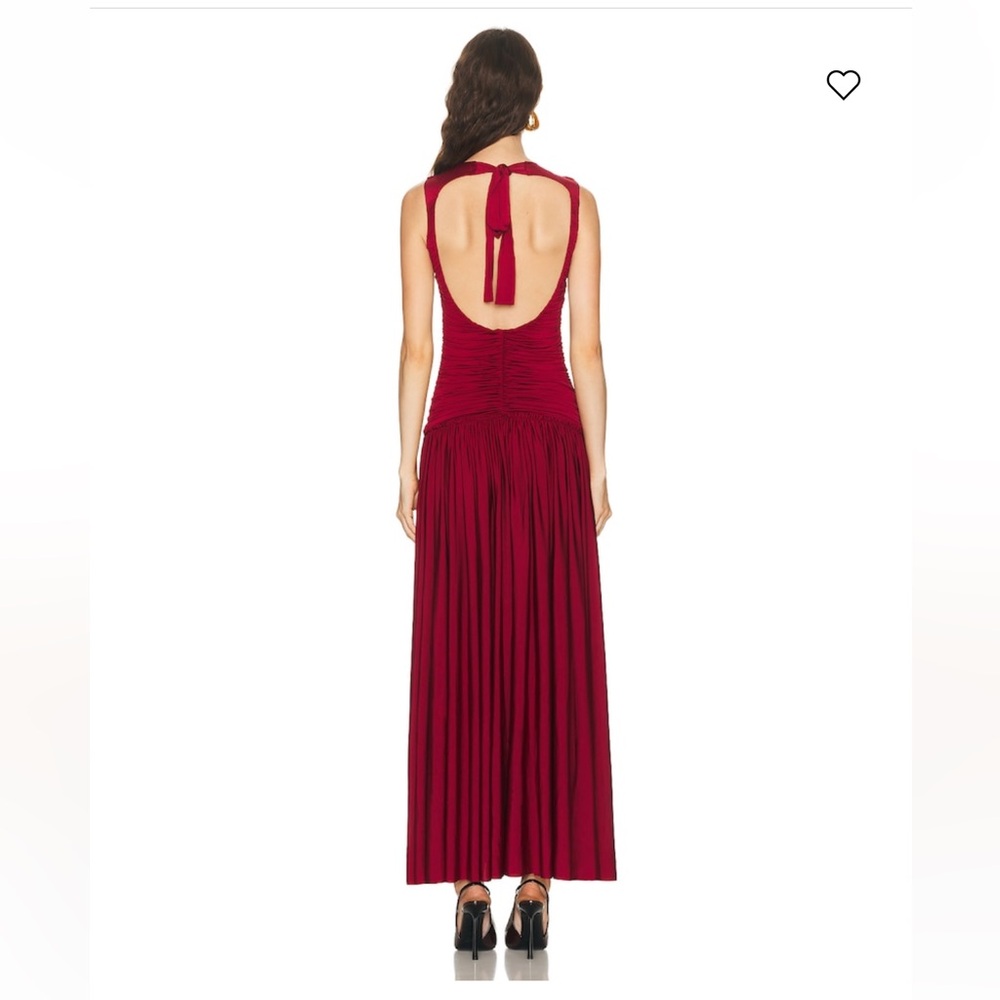 NWT SIEDRES Burgundy Maxi Dress - Picture 10 of 11